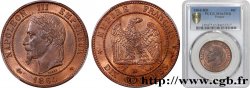 Dix centimes Napoléon III, tête laurée 1864 Strasbourg F.134/12