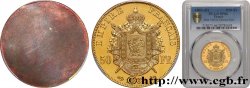 Épreuve Uniface de revers de 50 francs or  1862  Maz.1607 a FDC66 PCGS