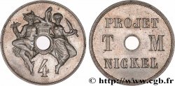 Essai de 4 centimes Michelin en nickel 1889  GEM.259 3