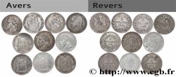 Lot de dix écus de 5 francs n.d.  F.-/