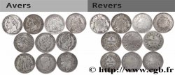 Lot de dix écus de 5 francs n.d.  F.-/