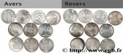Lot de 10 pièces de 100 francs commémoratives - - F.-/