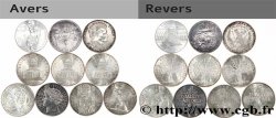 Lot de 10 pièces de 100 francs commémoratives - - F.-/