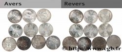 Lot de 10 pièces de 100 francs commémoratives - - F.-/