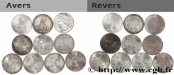 Lot de 10 pièces de 100 francs commémoratives - - F.-/