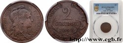 2 centimes Daniel-Dupuis, flan mat 1898  F.110/2