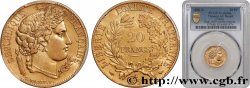 20 francs or Cérès 1850 Paris F.529/2