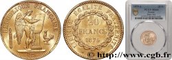 20 francs or Génie, Troisième République 1875 Paris F.533/3