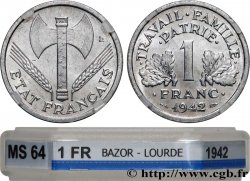 1 franc Francisque, lourde 1942  F.222/2