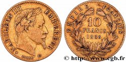 10 francs or Napoléon III, tête laurée 1868 Strasbourg F.507A/18 TB 
