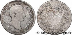 2 francs Napoléon Empereur, Calendrier révolutionnaire 1805 Perpignan F.251/23
