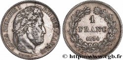 1 franc Louis-Philippe, couronne de chêne 1834 Lille F.210/39