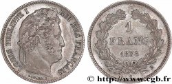 1 franc Louis-Philippe, couronne de chêne 1838 Rouen F.210/63