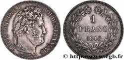 1 franc Louis-Philippe, couronne de chêne 1843 Rouen F.210/91 TTB+ 