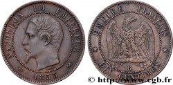 Dix centimes Napoléon III, tête nue 1853 Rouen F.133/3