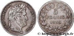 5 francs IIe type Domard 1839 Lyon F.324/78