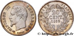 20 centimes Napoléon III, tête nue 1859 Paris F.148/12