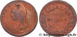 Un décime Dupré, grand module 1797 Lyon F.129/12
