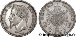 2 francs Napoléon III, tête laurée 1868 Paris F.263/8