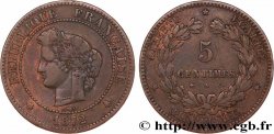 5 centimes Cérès, petit A 1872 Paris F.118/5