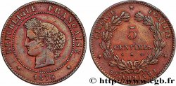 5 centimes Cérès 1875 Bordeaux F.118/12