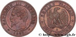 Deux centimes Napoléon III, tête nue 1857 Paris F.107/44