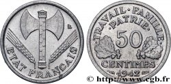 50 centimes Francisque, lourde 1942  F.195/2
