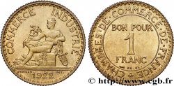 1 franc Chambres de Commerce 1922 Paris F.218/4