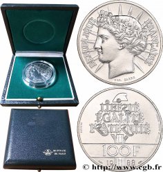 Piéfort Brillant Universel de 100 francs Fraternité 1988 Pessac GEM.237 P1