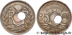 25 centimes Lindauer, trou décentré 1930  F.171/14 var.