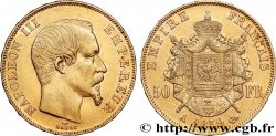 50 francs or Napoléon III, tête nue 1859 Paris F.547/7
