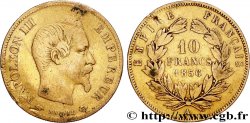 10 francs or Napoléon III, tête nue 1856 Paris F.506/3 VF 