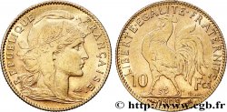 10 francs or Coq 1909 Paris F.509/10 BB 