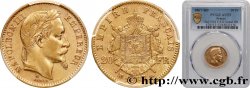20 francs or Napoléon III, tête laurée, Grand BB 1867 Strasbourg F.532/17