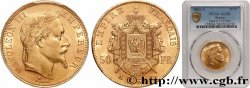 50 francs or Napoléon III, tête laurée 1865 Paris F.548/5