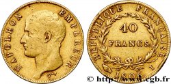 40 francs or Napoléon tête nue, Calendrier grégorien 1806 Limoges F.538/2