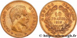 10 francs Napoléon III tête nue, grand module 1859 Strasbourg F.506/8