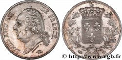 5 francs Louis XVIII, tête nue 1823 Bayonne F.309/81