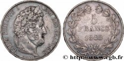 5 francs IIIe type Domard 1848 Strasbourg F.325/18