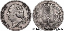 5 francs Louis XVIII, tête nue 1822 Bordeaux F.309/73