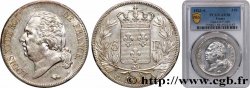 5 francs Louis XVIII, tête nue 1823 Paris F.309/76