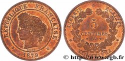 5 centimes Cérès 1879 Paris F.118/19