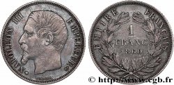 1 franc Napoléon III, tête nue 1860 Strasbourg F.214/16