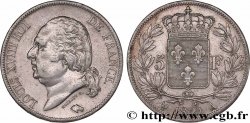 5 francs Louis XVIII, tête nue 1821 Paris F.309/60