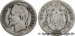 2 francs Napoléon III, tête laurée  1869 Paris F.263/10