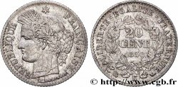20 centimes Cérès, IIe République, oreille haute 1850 Bordeaux F.146/6