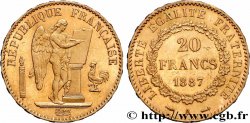 20 francs or Génie, Troisième République 1887 Paris F.533/10
