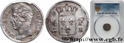 1/4 franc Charles X 1827 Rouen F.164/11