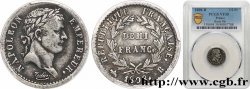 Demi-franc Napoléon Ier tête laurée, République française 1808 Rouen F.177/3