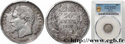 50 centimes Napoléon III, tête nue 1857 Paris F.187/8